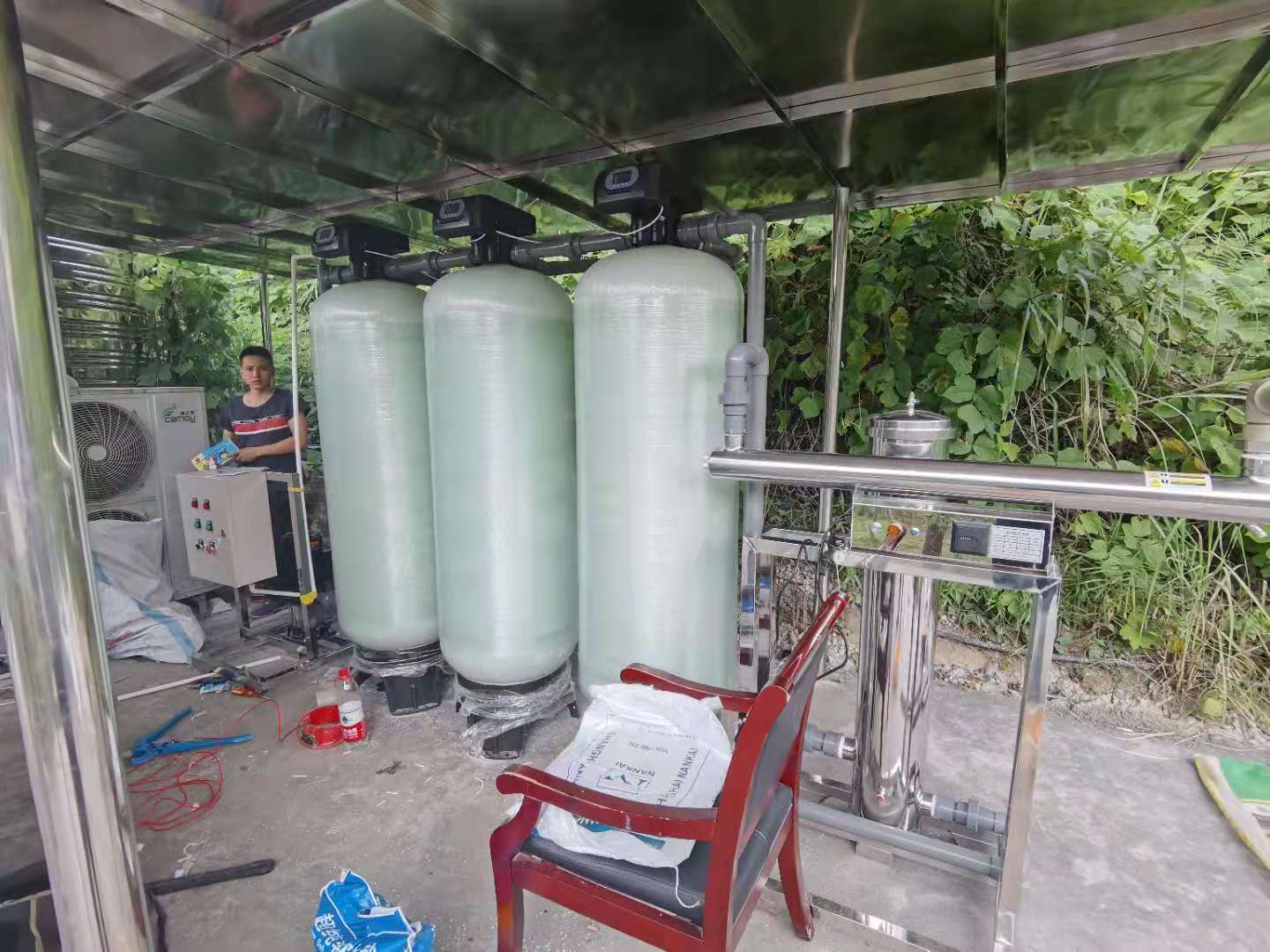 多介质过滤器，地下水净化水BOB体彩官网(中国)官方网站
